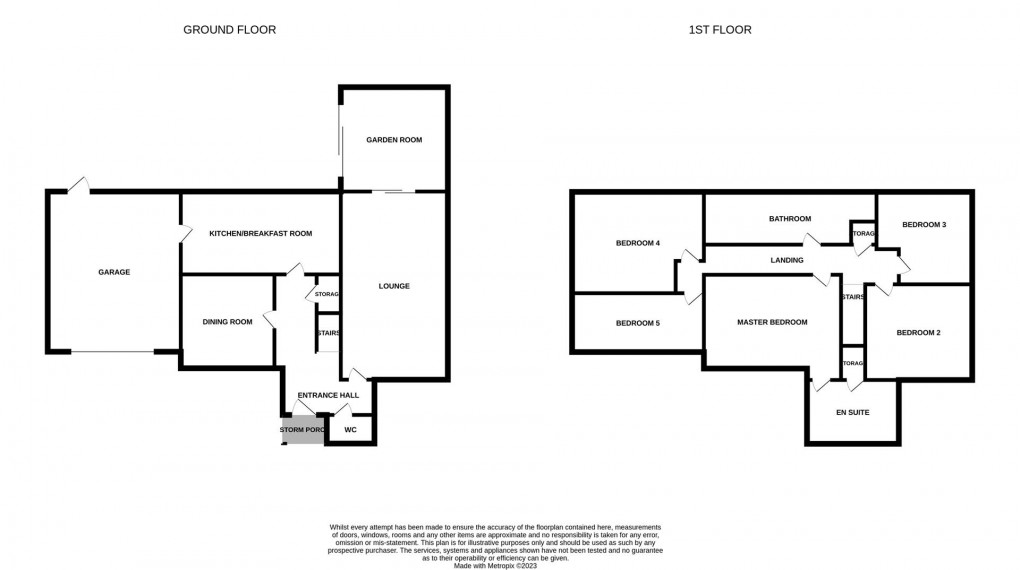 Floorplan for Rivermede, Ponteland, Newcastle Upon Tyne, Norrthumberland