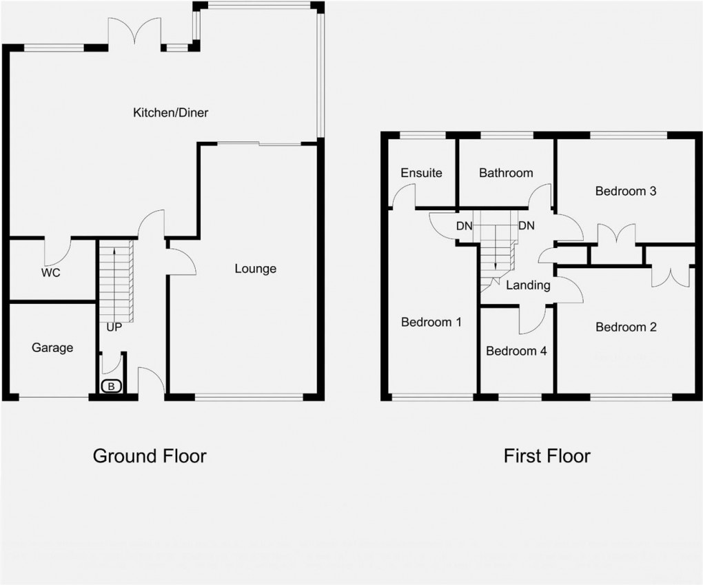 Floorplan for Highfield Place, Wideopen, Newcastle Upon Tyne