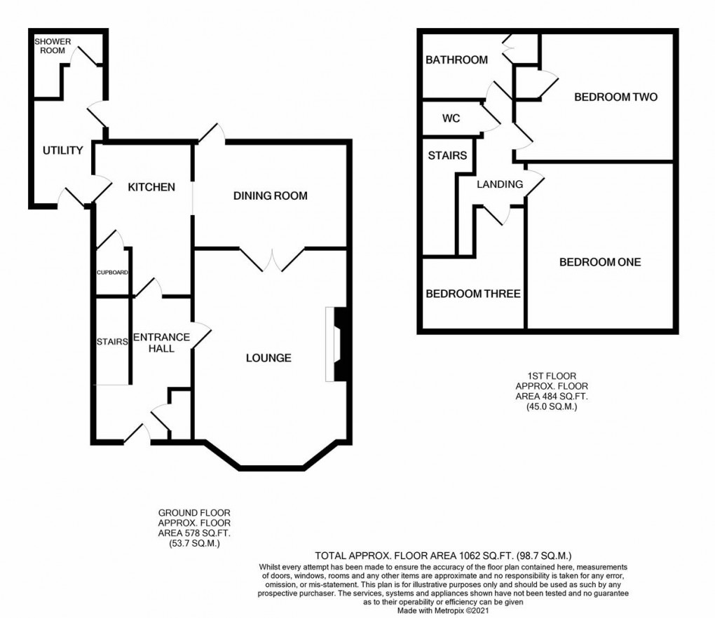 Floorplan for Grasmere Place, Gosforth, Newcastle Upon Tyne