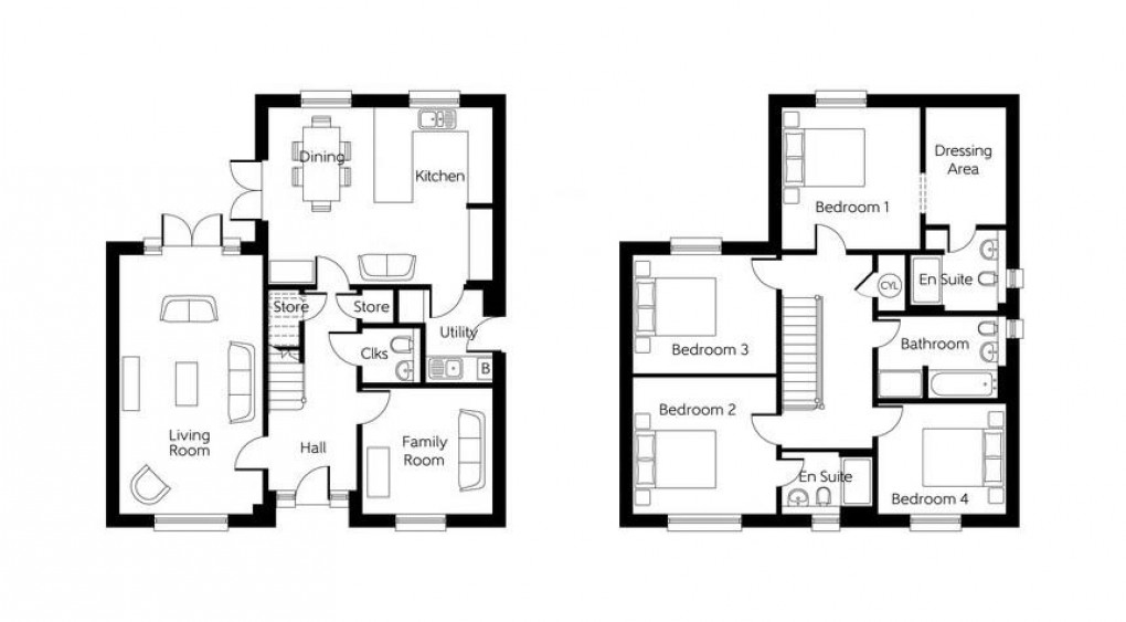 Floorplan for Hamlet Court, Woodlands Manor, Medburn