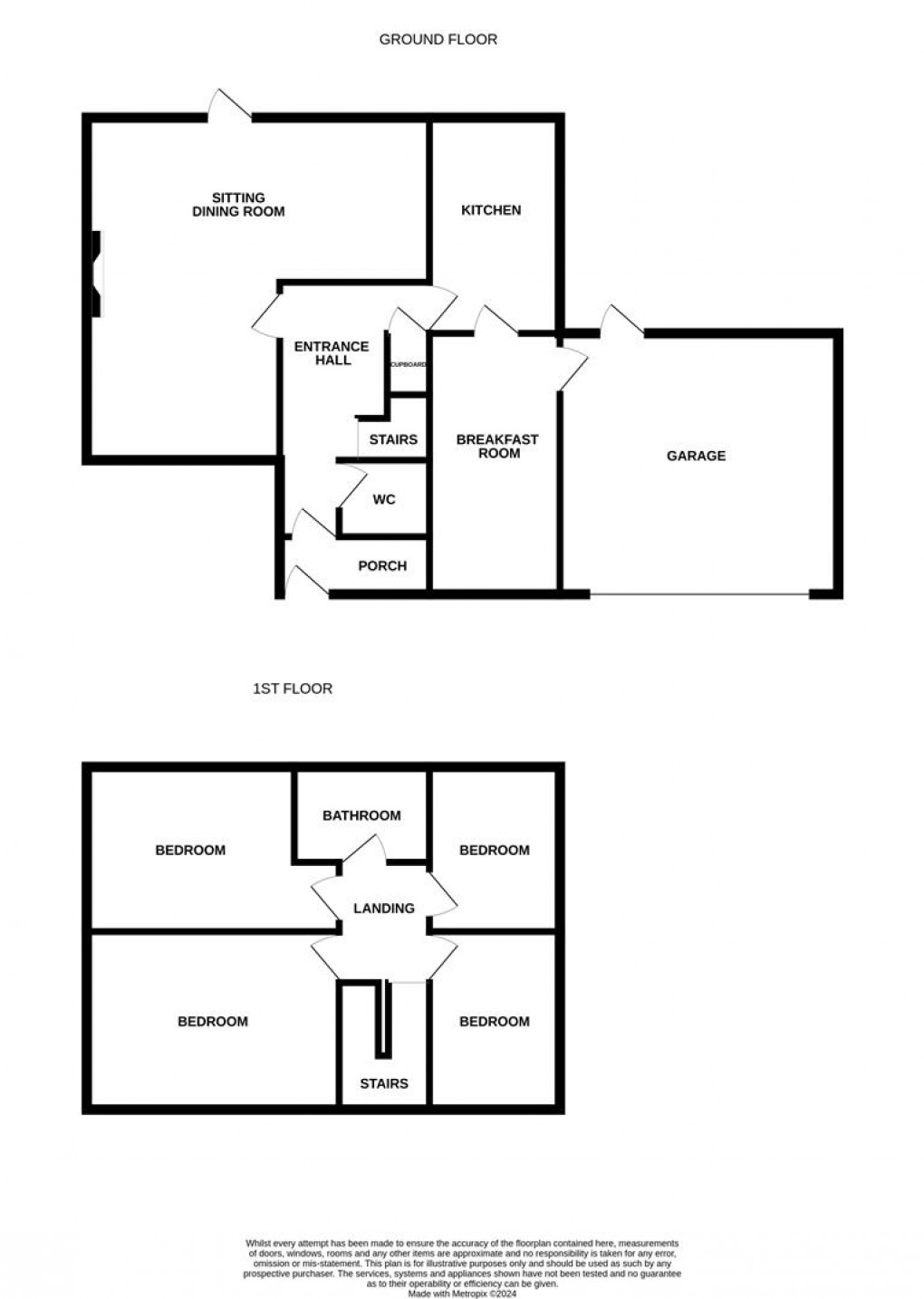 Floorplan for Woodlands, Darras Hall, Ponteland, Newcastle Upon Tyne