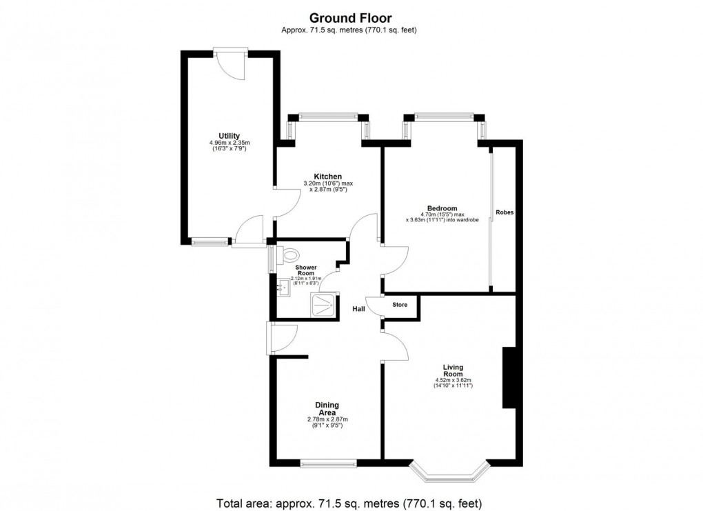 Floorplan for Angram Walk, Chapel House, Newcastle Upon Tyne