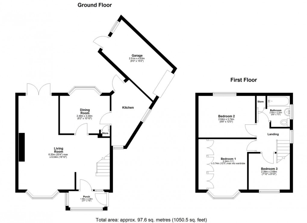 Floorplan for Warwick Hall Walk, Cochrane Park, Newcastle Upon Tyne