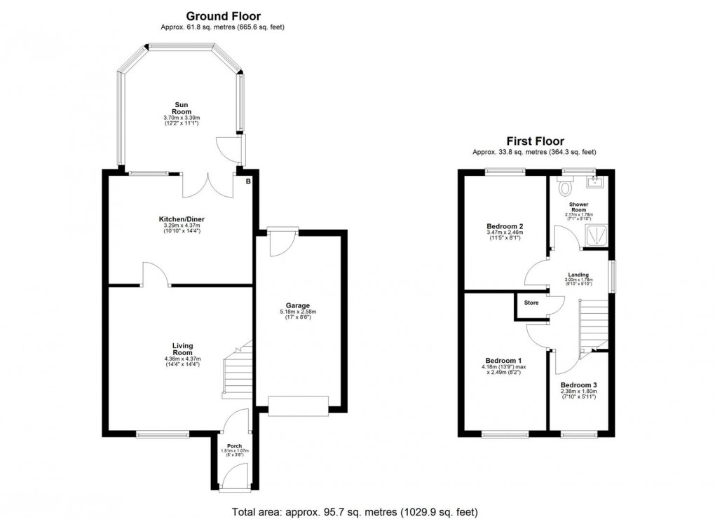 Floorplan for Aldeburgh Avenue, Lemington Rise, Newcastle Upon Tyne