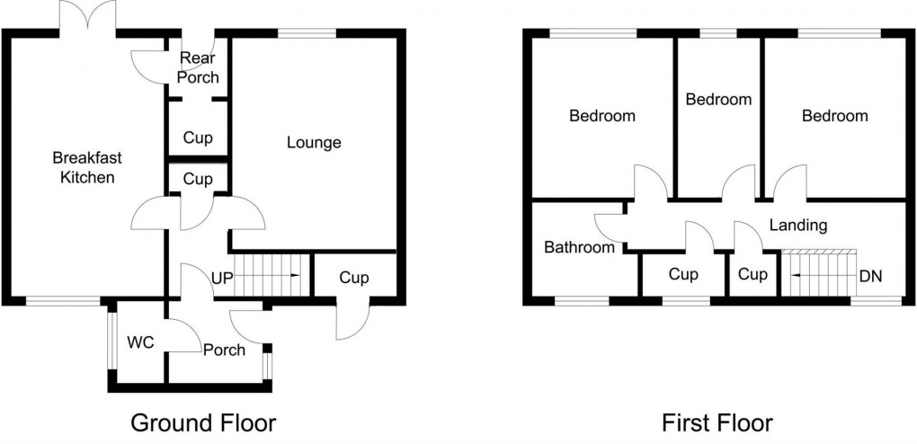 Floorplan for Mount Pleasant Court, Throckley, Newcastle Upon Tyne