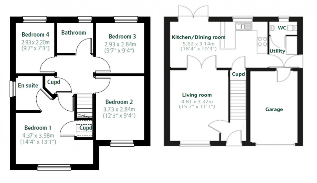 Floorplan for Augusta Park Way, Dinnington, Newcastle Upon Tyne