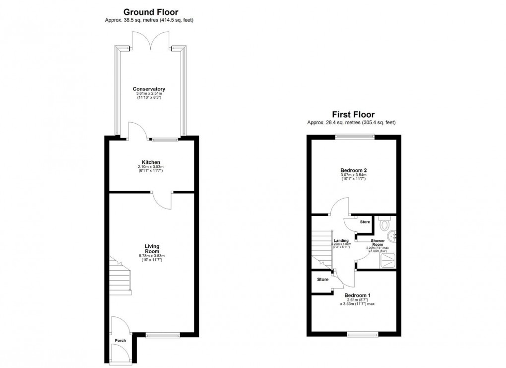 Floorplan for Eland Edge, Ponteland, Newcastle Upon Tyne, Northumberland