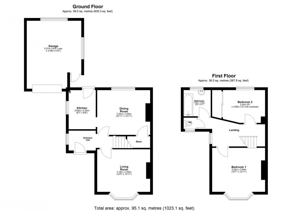 Floorplan for Westlands, West Denton, Newcastle Upon Tyne