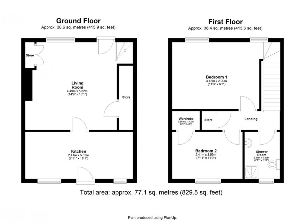 Floorplan for Beaumont Terrace, Westerhope, Newcastle Upon Tyne