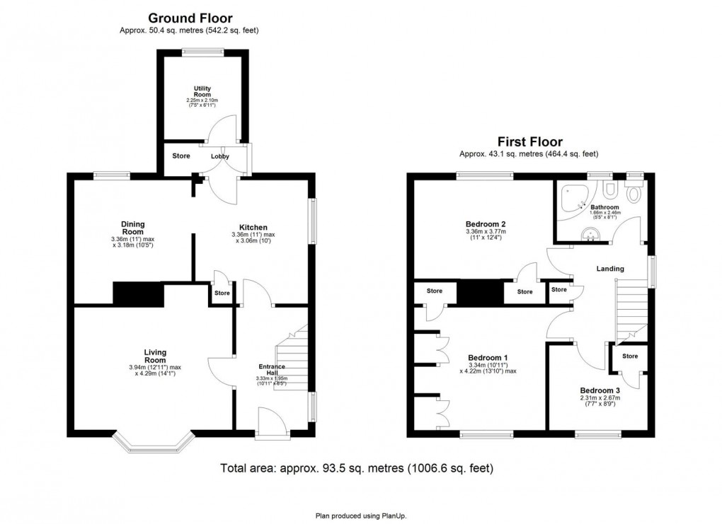 Floorplan for Broomy Hill Road, Throckley, Newcastle Upon Tyne