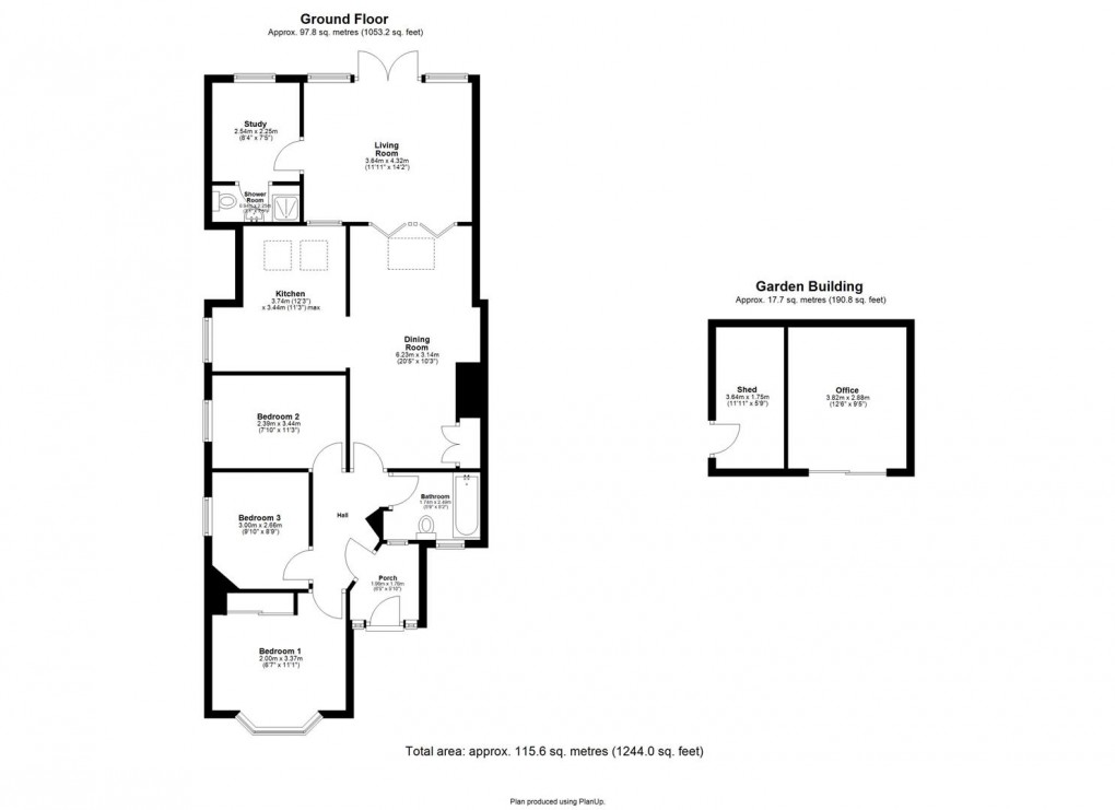 Floorplan for Sackville Road, Heaton, Newcastle Upon Tyne