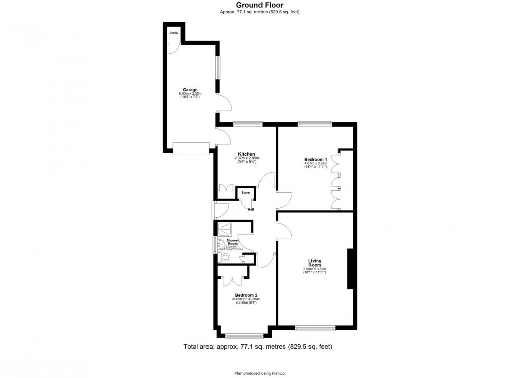 Floorplan for Eddrington Grove, Chapel House, Newcastle Upon Tyne