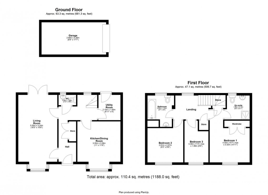 Floorplan for Walbottle Road, Walbottle, Newcastle Upon Tyne