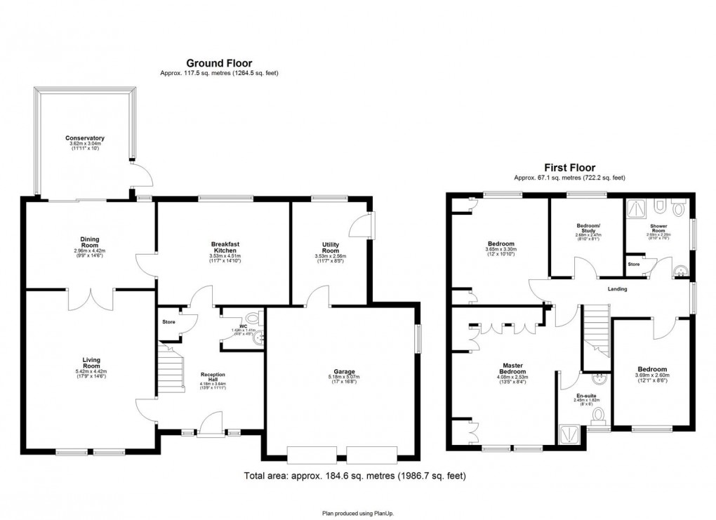 Floorplan for Carr Field, Ponteland, Newcastle Upon Tyne