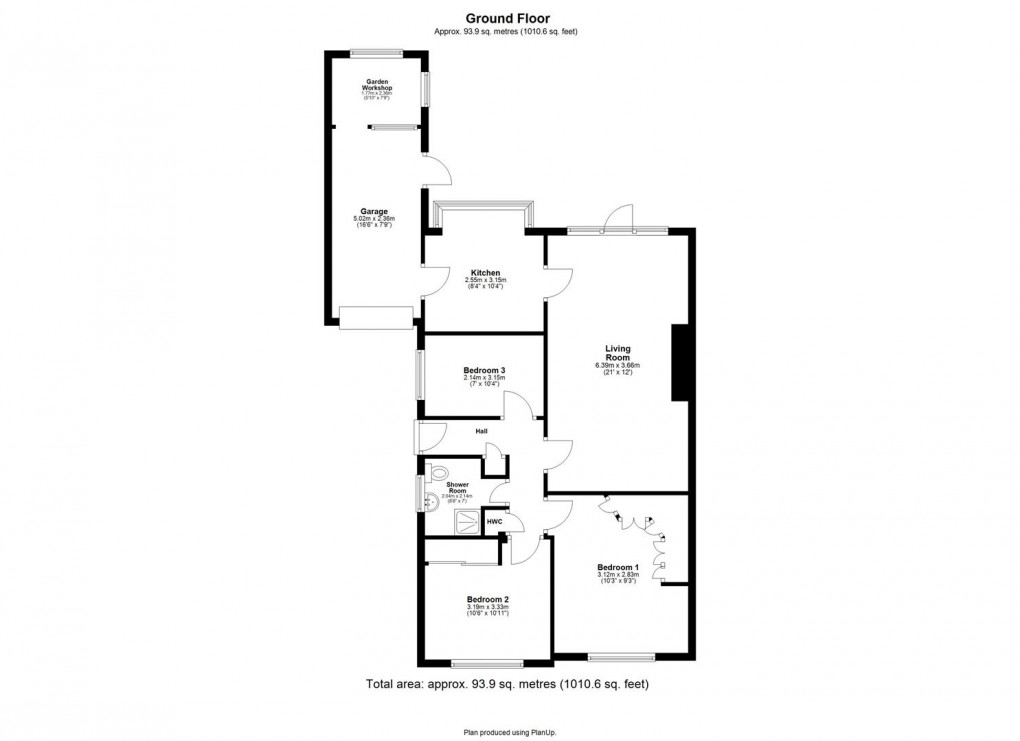 Floorplan for Cottersdale Gardens, Chapel House, Newcastle Upon Tyne