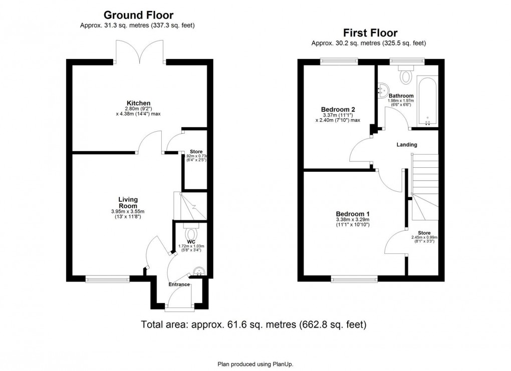 Floorplan for Old School Drive, Lemington, Newcastle Upon Tyne