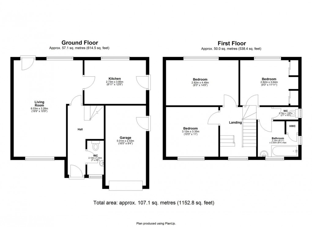 Floorplan for Dunsgreen, Ponteland, Newcastle Upon Tyne