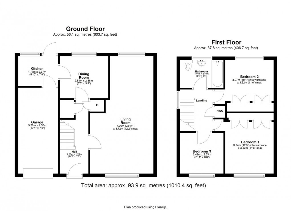 Floorplan for Pangbourne Close, Newcastle Upon Tyne