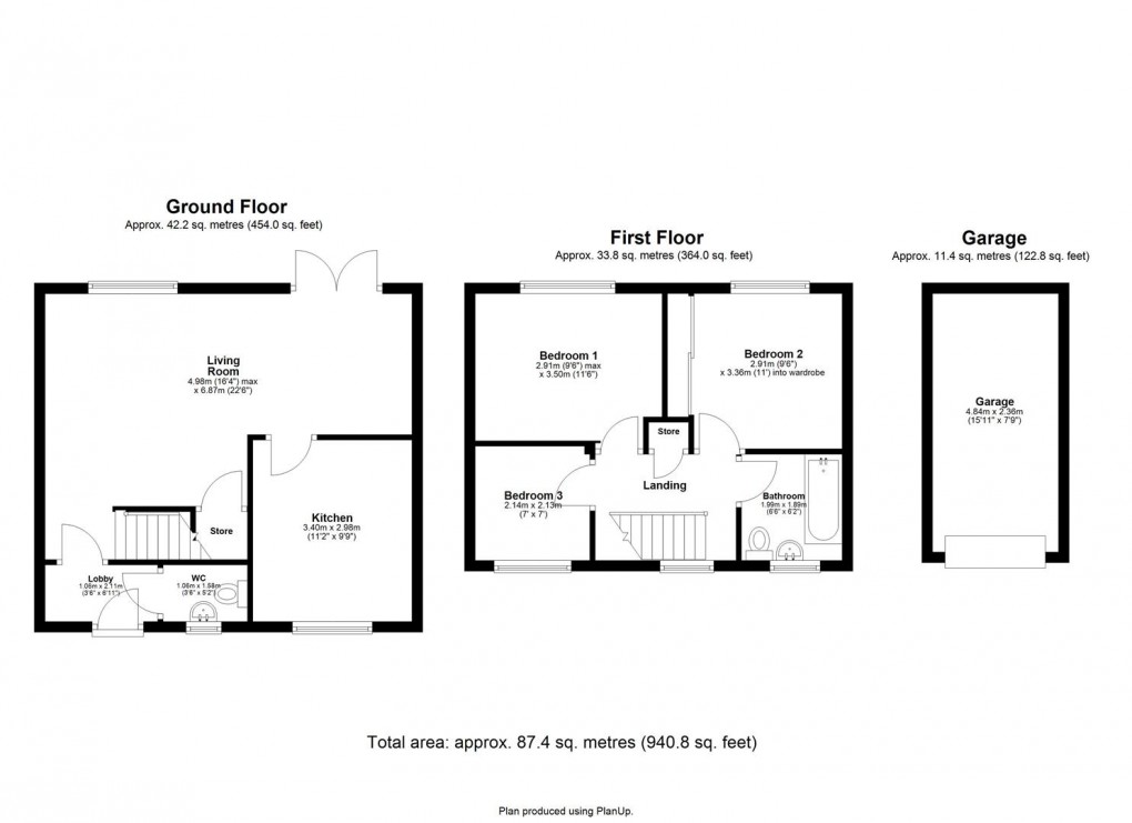 Floorplan for Milecastle Court, West Denton, Newcastle Upon Tyne