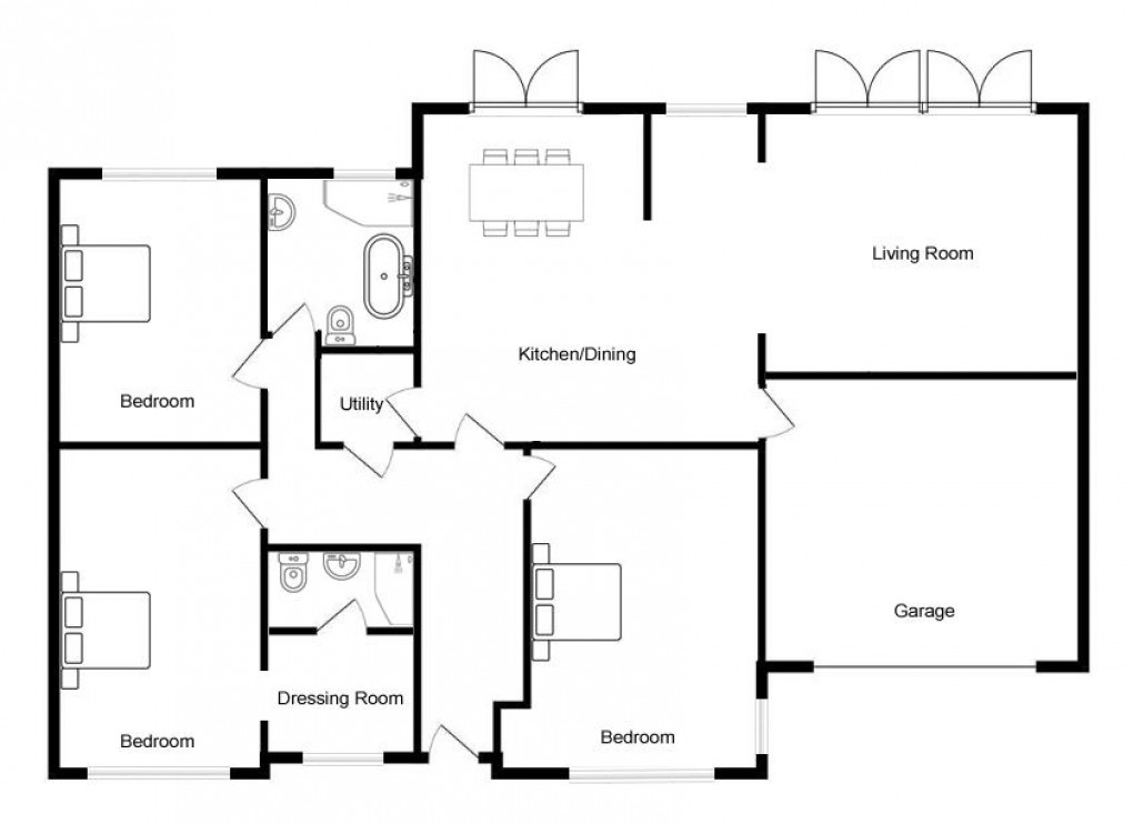 Floorplan for The Wynde, Darras Hall, Ponteland