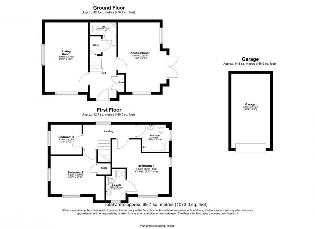 Floorplan for Old School Drive, Lemington, Newcastle Upon Tyne