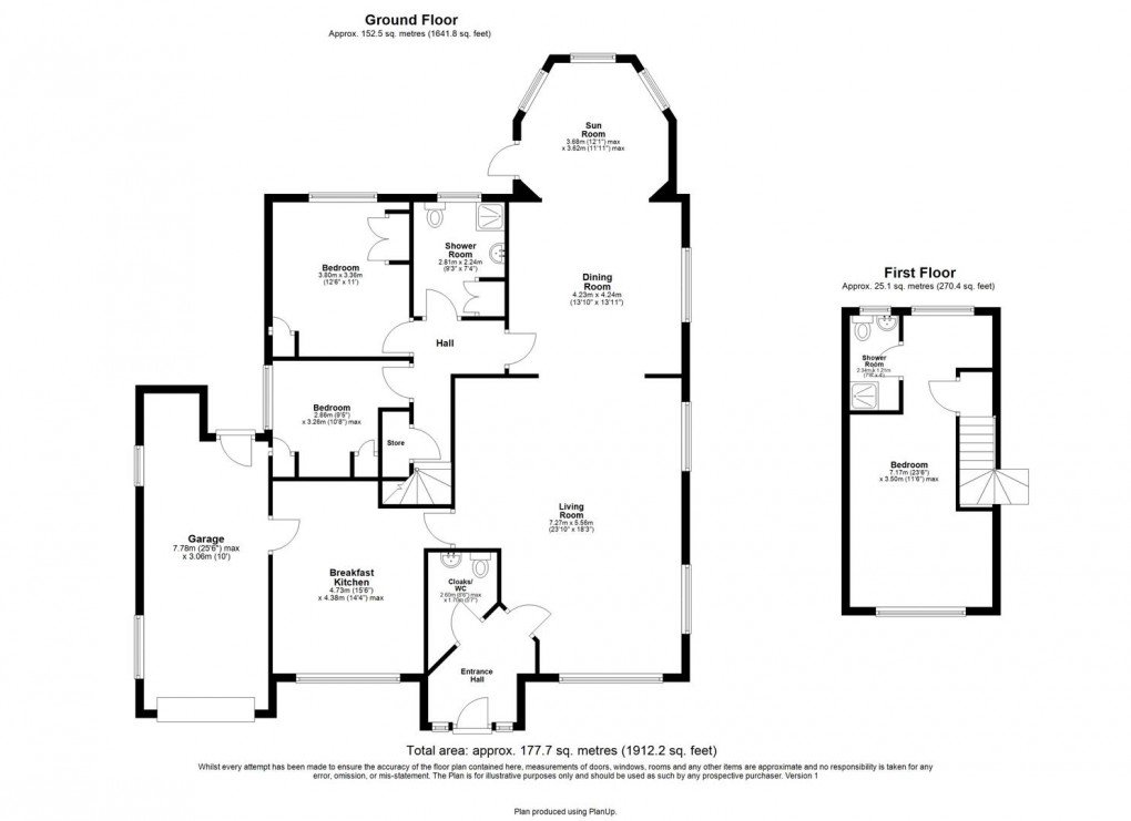 Floorplan for The Rise, Darras Hall, Ponteland, Newcastle Upon Tyne