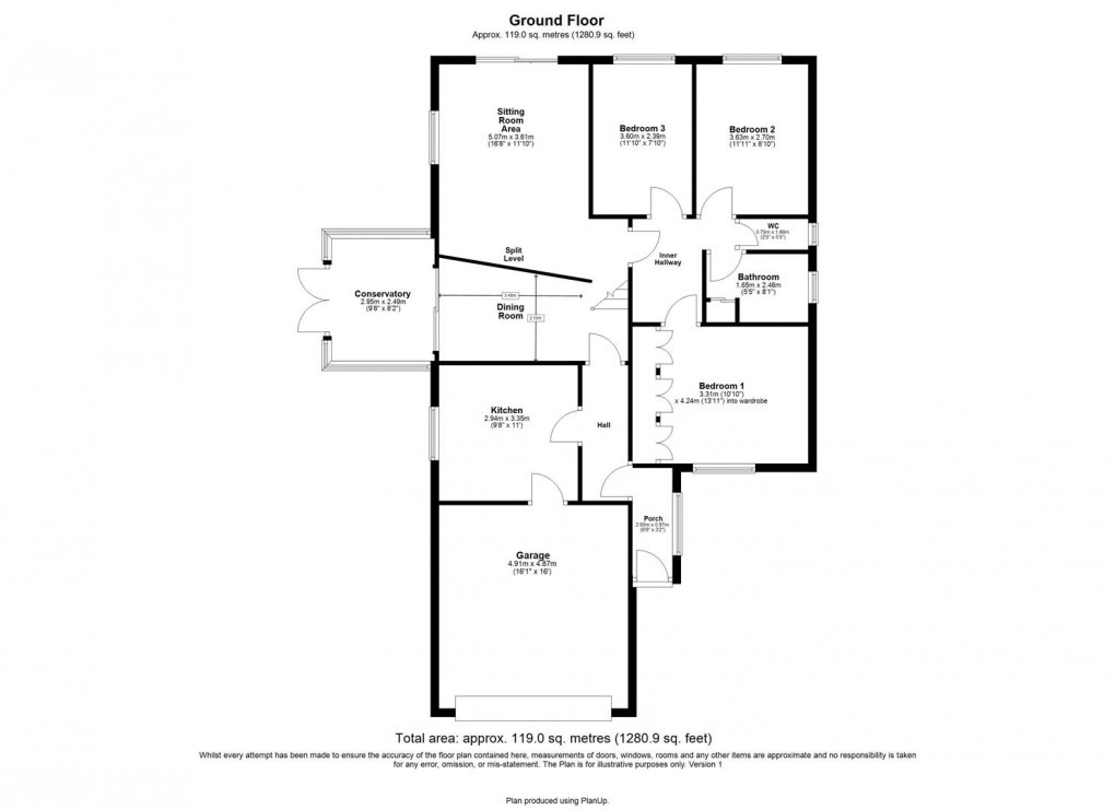 Floorplan for Ashdale, Darras Hall, Ponteland, Newcastle Upon Tyne