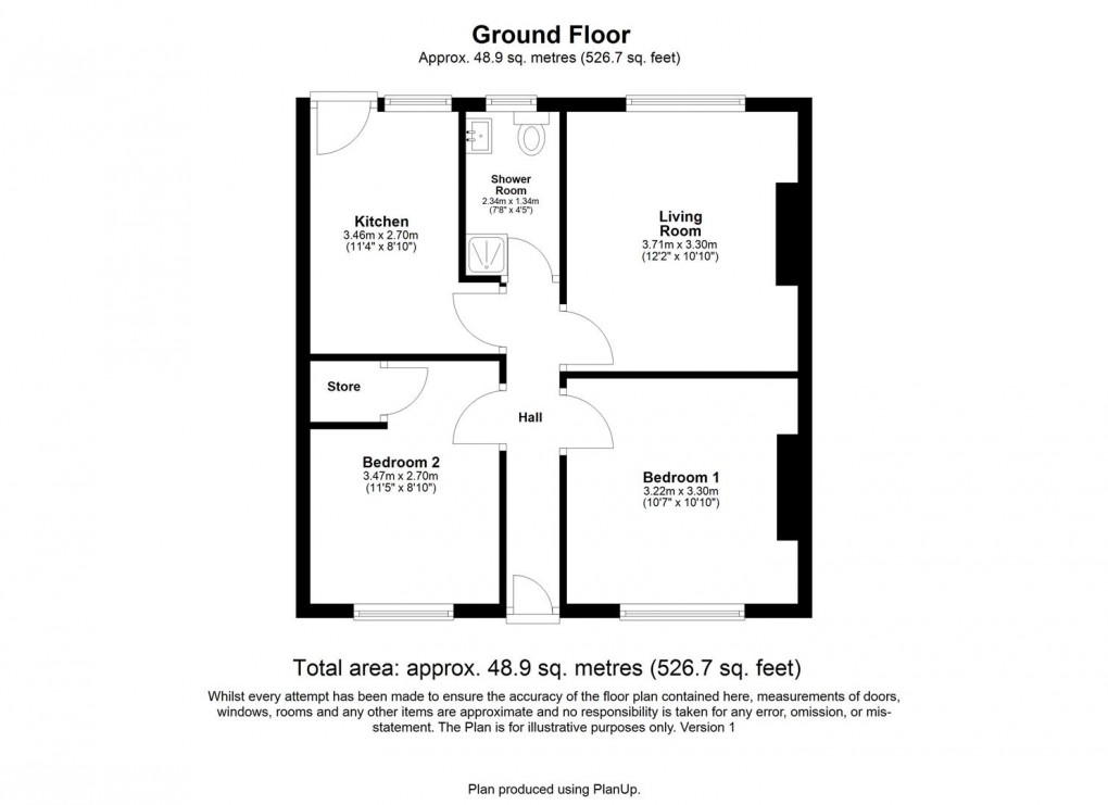 Floorplan for Grace Street, Byker, Newcastle Upon Tyne