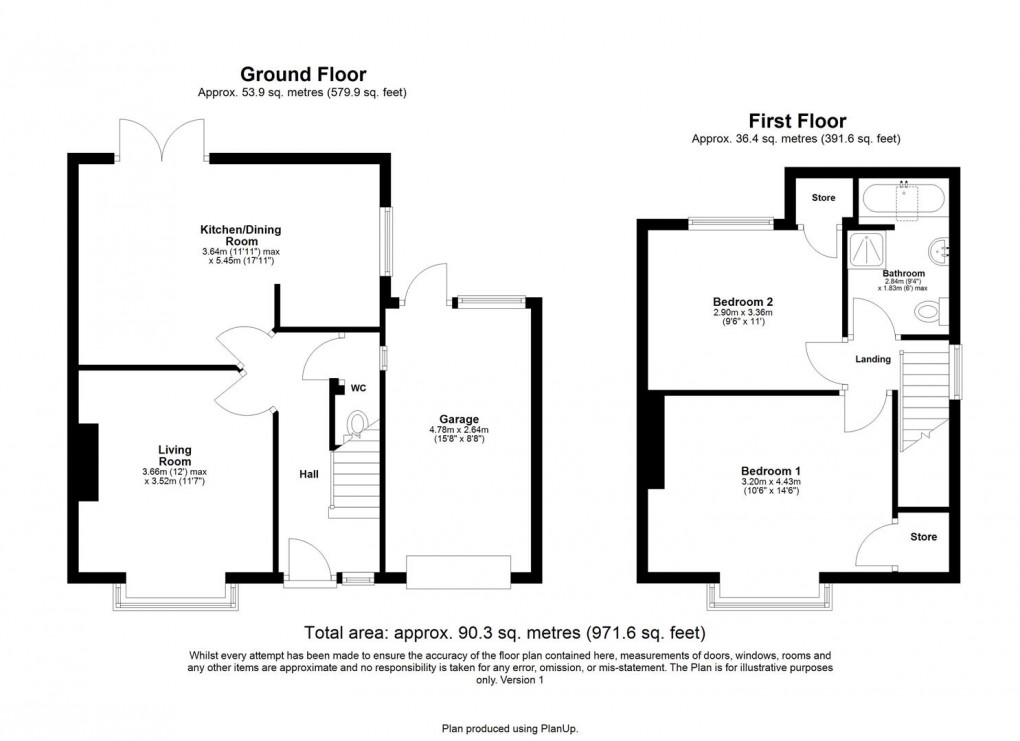 Floorplan for Lanthwaite Road, Low Fell, Gateshead