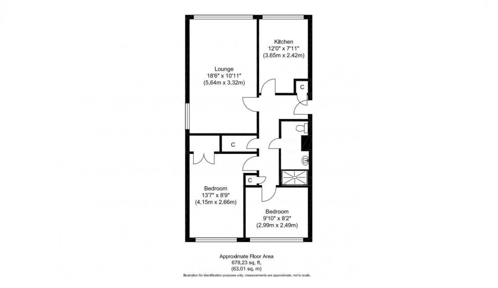 Floorplan for Dunsgreen Court, Ponteland, Newcastle Upon Tyne