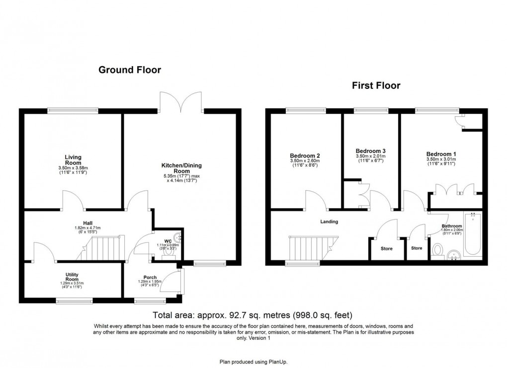 Floorplan for Cornhill, West Denton, Newcastle Upon Tyne