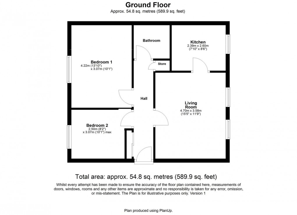 Floorplan for Darras Mews, Darras Hall, Newcastle Upon Tyne